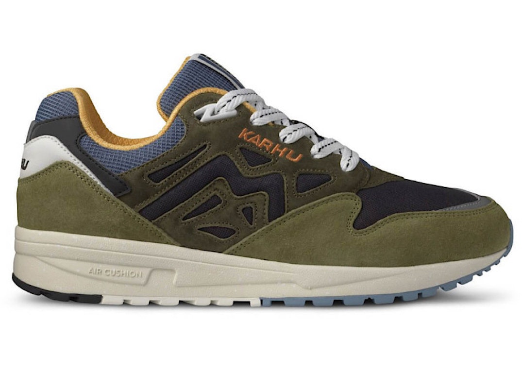 Pre-owned Karhu Legacy 96 Trees Of Finland Pack Green Moss In Green Moss/india Ink