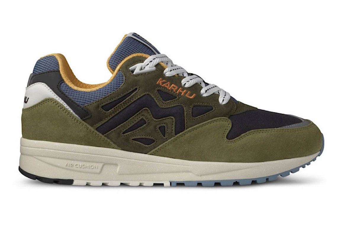 Pre-owned Karhu Legacy 96 Trees Of Finland Pack Green Moss In Green Moss/india Ink