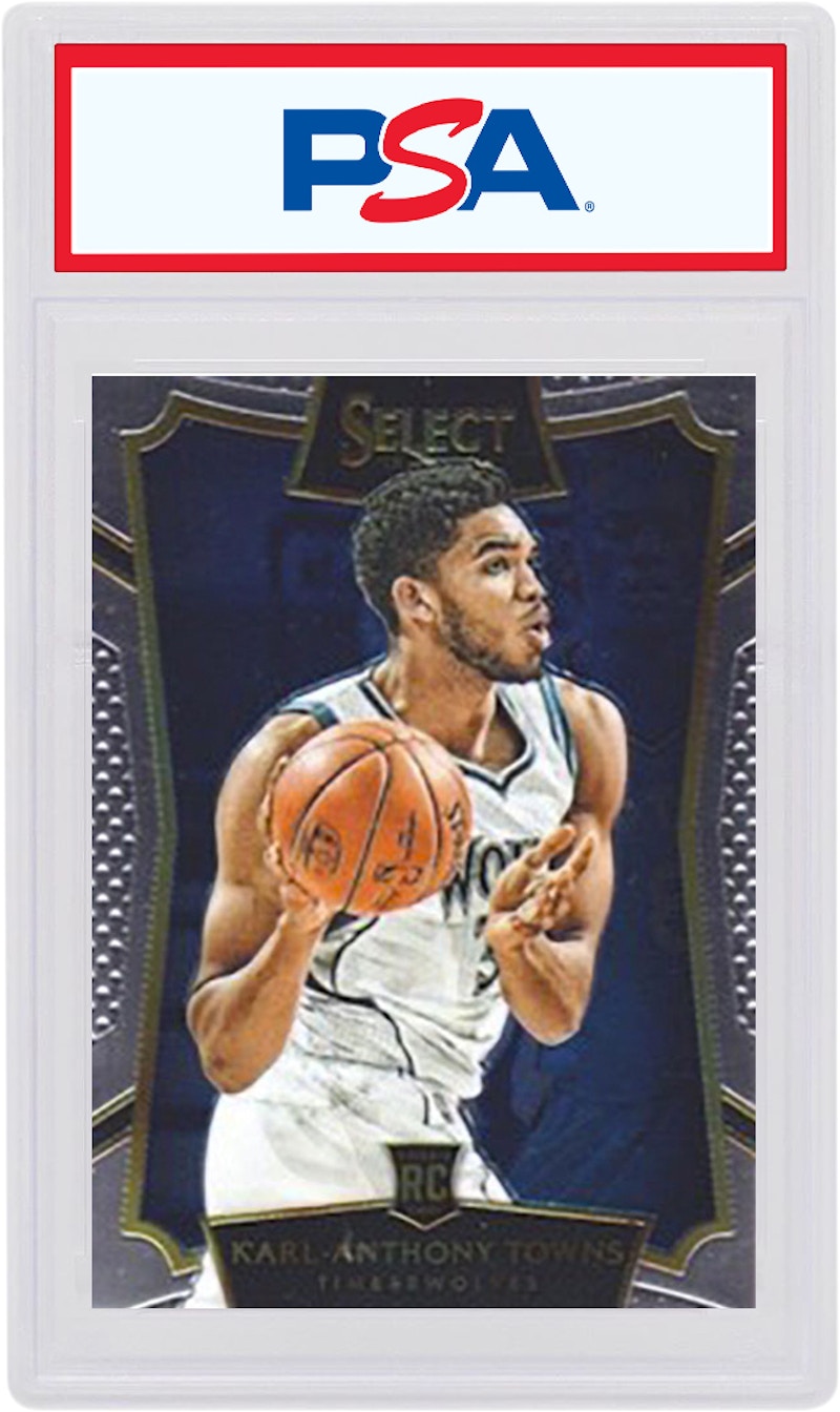 Karl-Anthony Towns 2015 Panini Select Rookie #16 (PSA or BGS Graded)