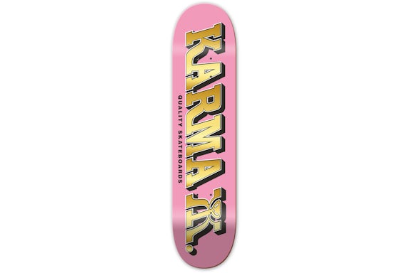 Karma Skateboards Kizla 8.0 Skateboard Deck Pink