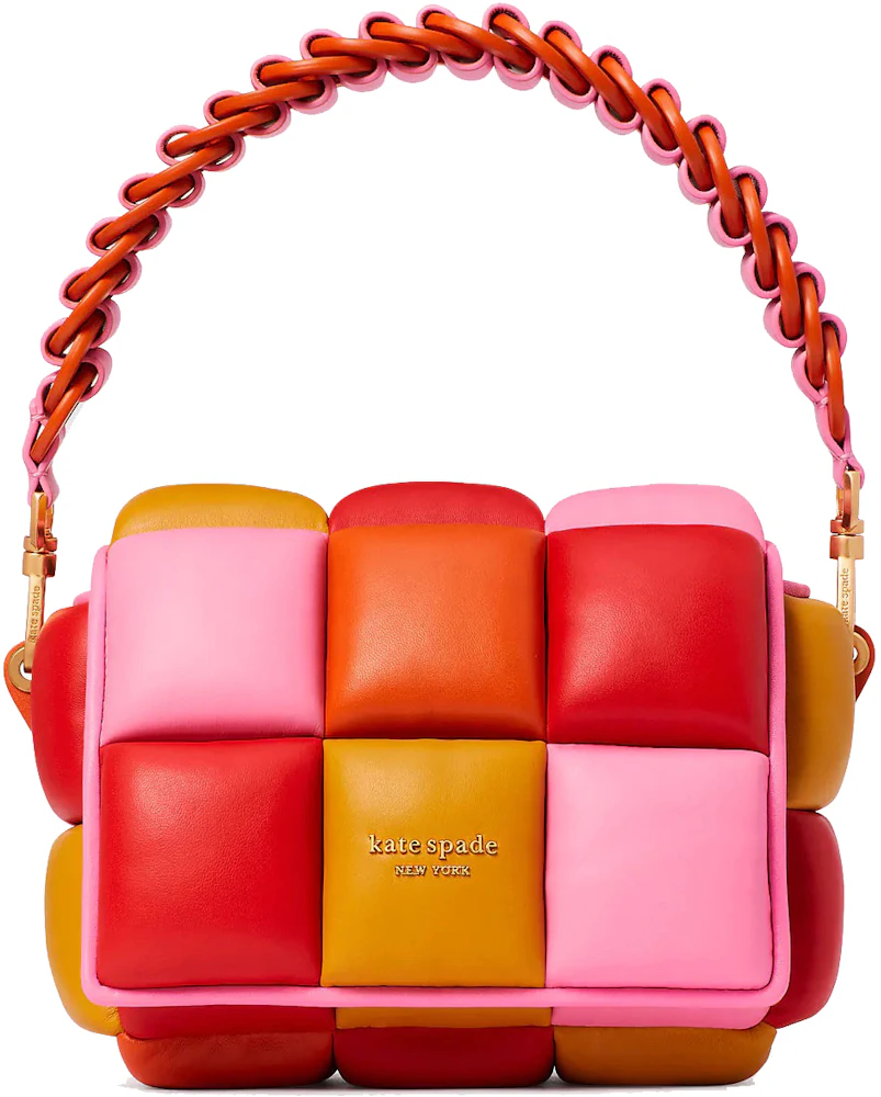 Kate Spade Boxxy Crossbody Bag Fiery Orange Multicolor in Smooth Lambskin  Leather with Gold-tone - US