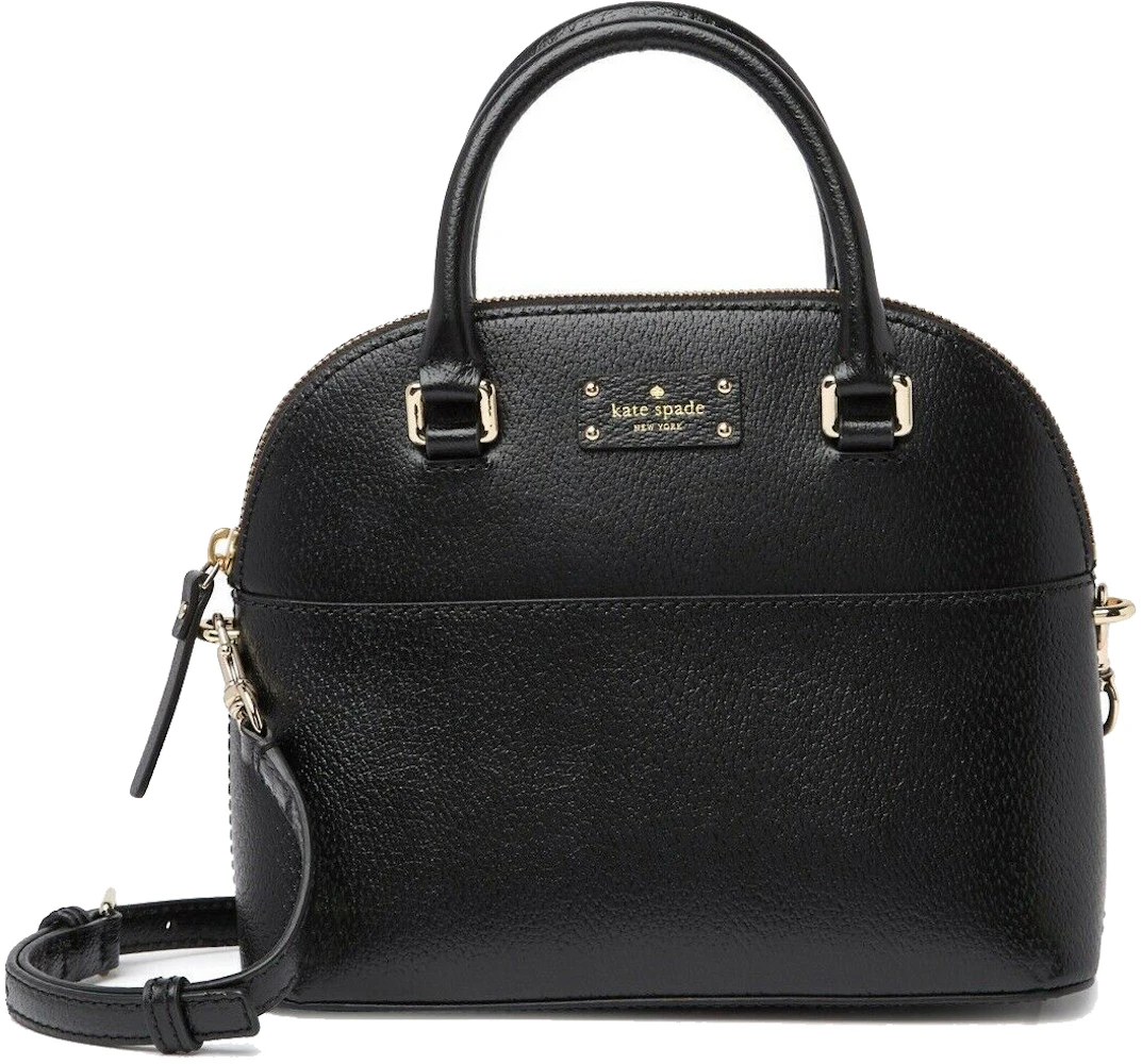 Kate Spade Carli Grove Street Crossbody Bag Black in Leather with Gold-tone  - US