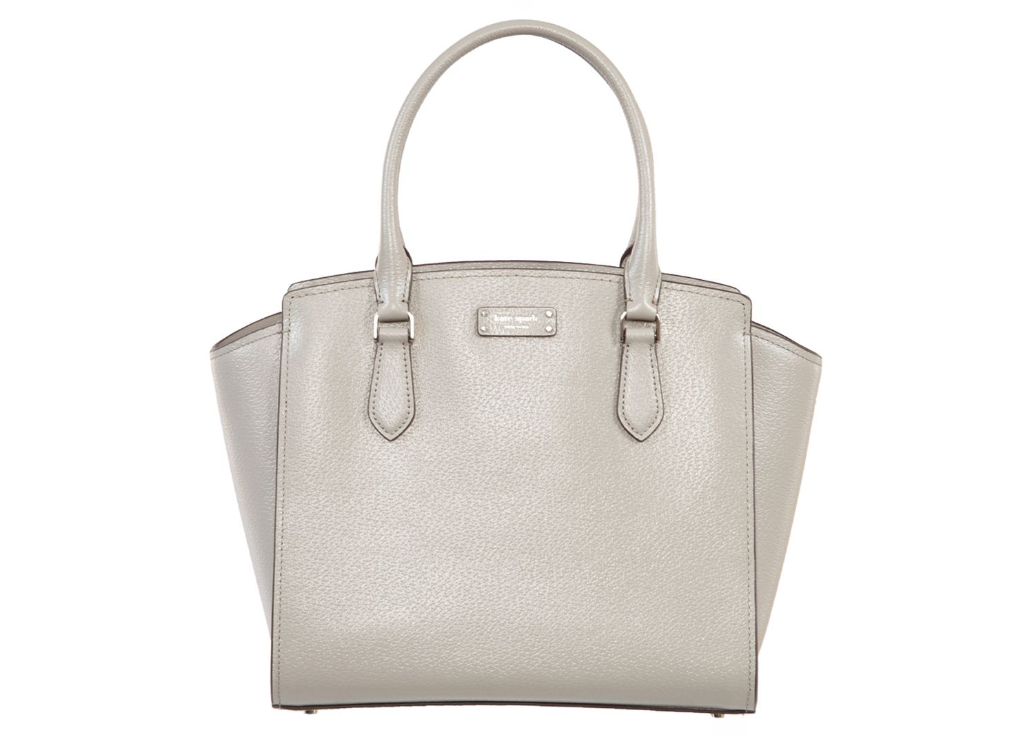 Kate Spade Jeanne Satchel Bag Medium Soft Taupe in Leather with Silver-tone  - US