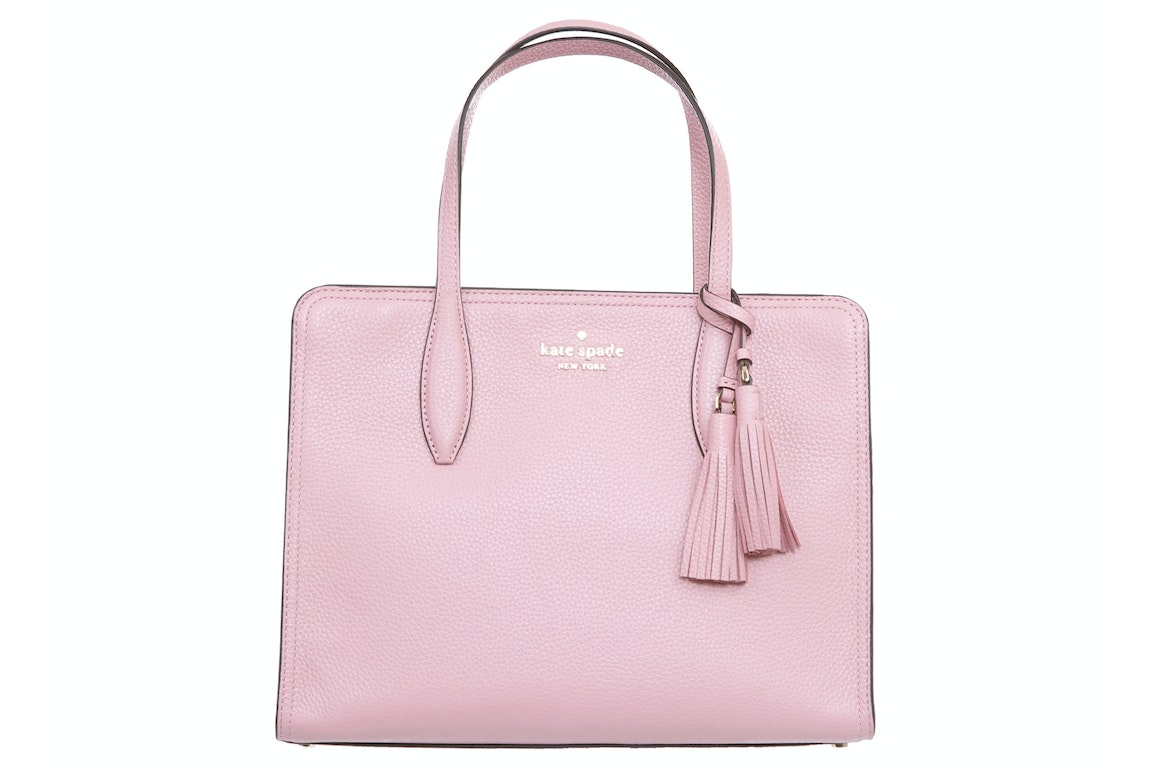 Pre-owned Kate Spade Rowe Top Zip Crossbody Bag Medium Pink