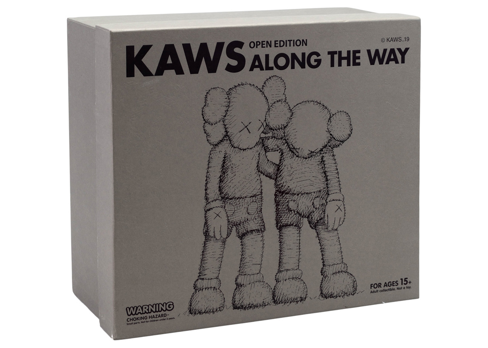 KAWS Along The Way Vinyl Figure Brown - GB
