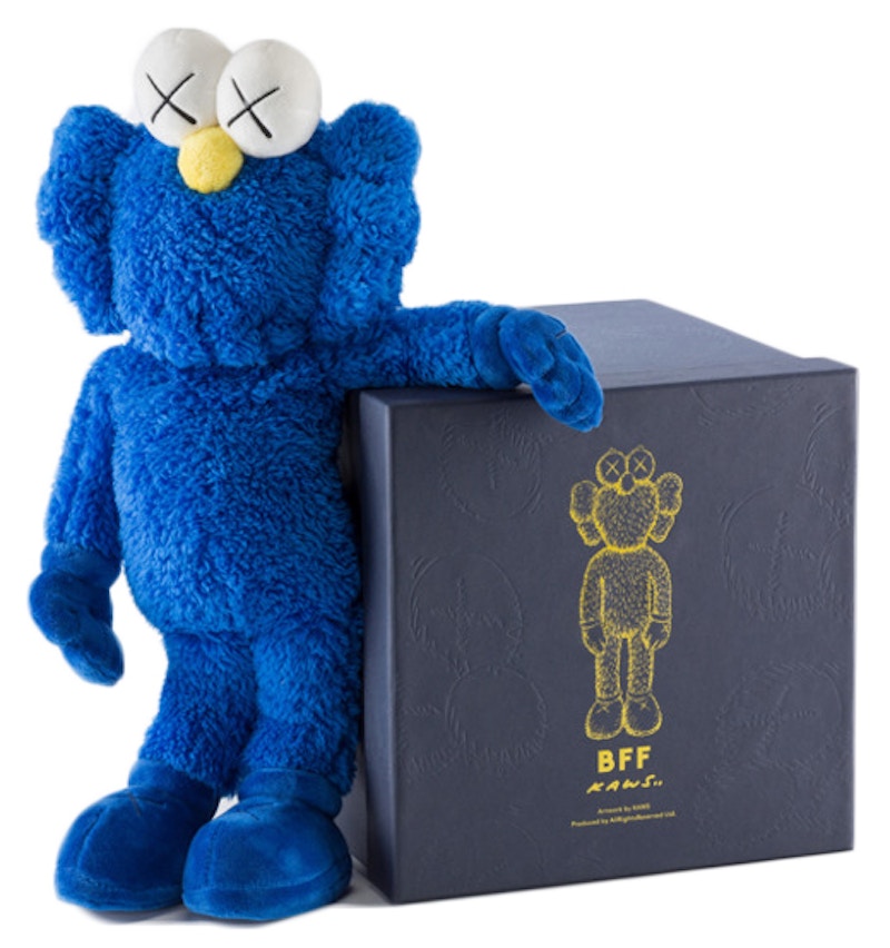 KAWS BFF Plush Blue