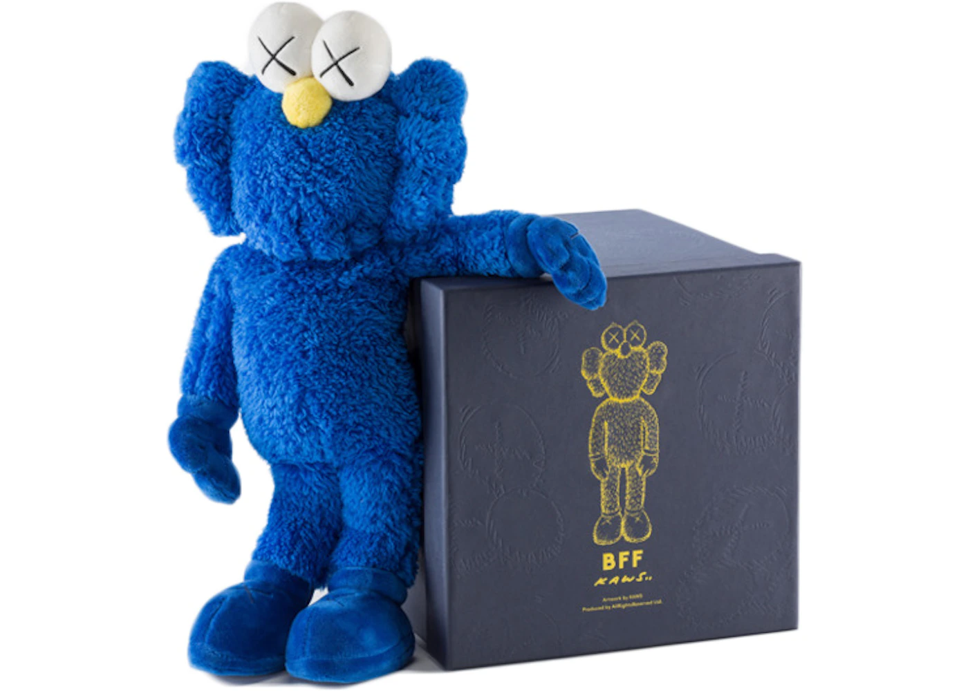 KAWS BFF Plush Blue US - Main Image