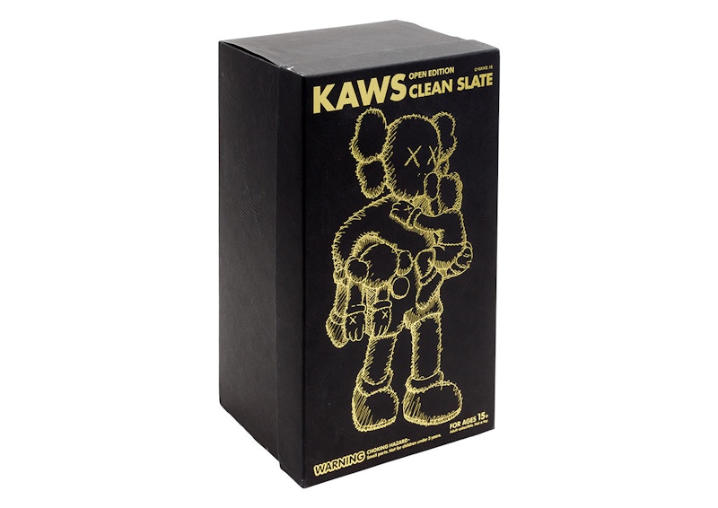 KAWS Clean Slate Vinyl Figure Black