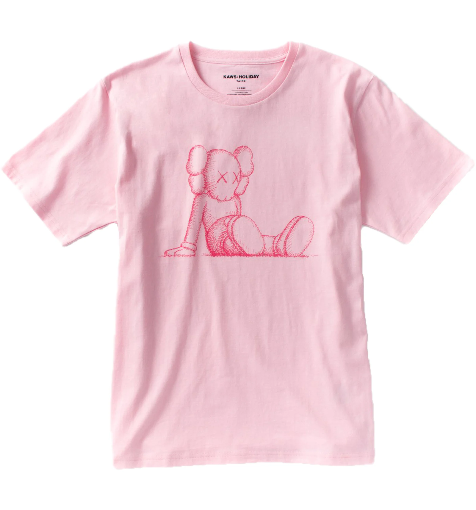 Pink 2024 kaws shirt