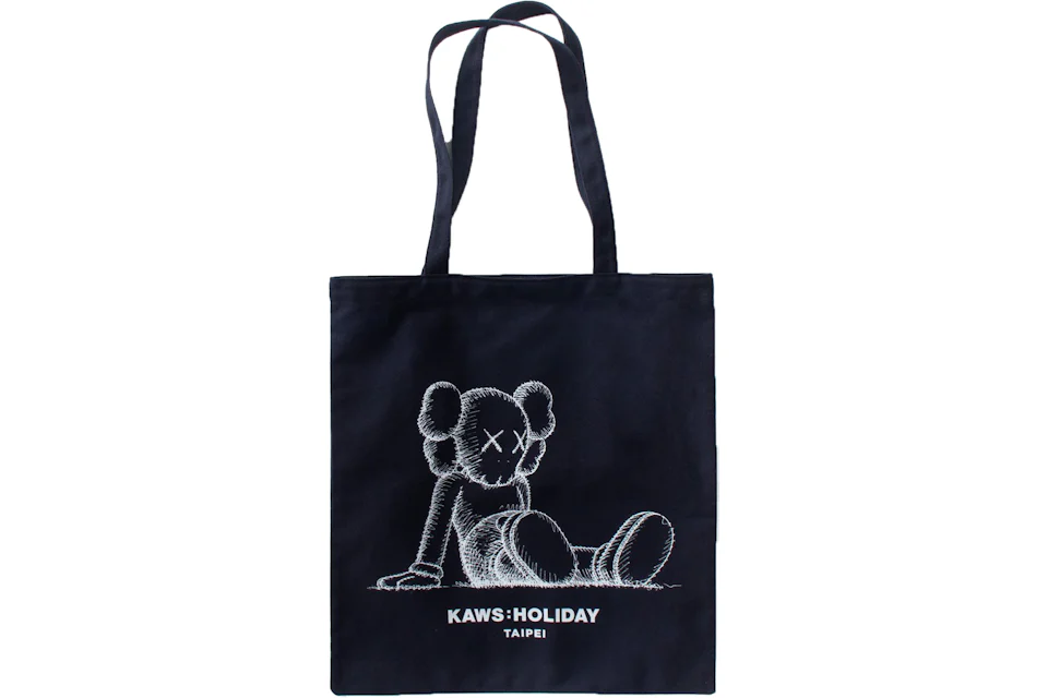 KAWS Holiday Limited Companion Tote Bag Navy