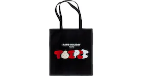 KAWS Holiday Limited Taipei Tote Bag Black/Red