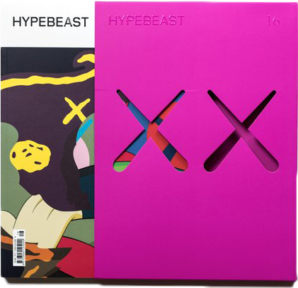 KAWS Hypebeast Issue 16 The Projection Re-release Magazine Pink
