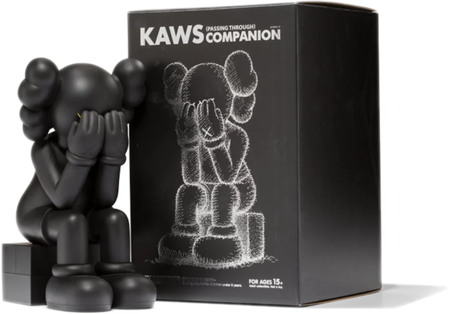 KAWS Passing Through Companion Vinyl Figure (2013) Black - JP
