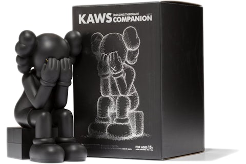 KAWS COMPANION (PASSING THROUGH) 1stブラック KAWS Passing Through Companion Vinyl Figure (2013) Black - US