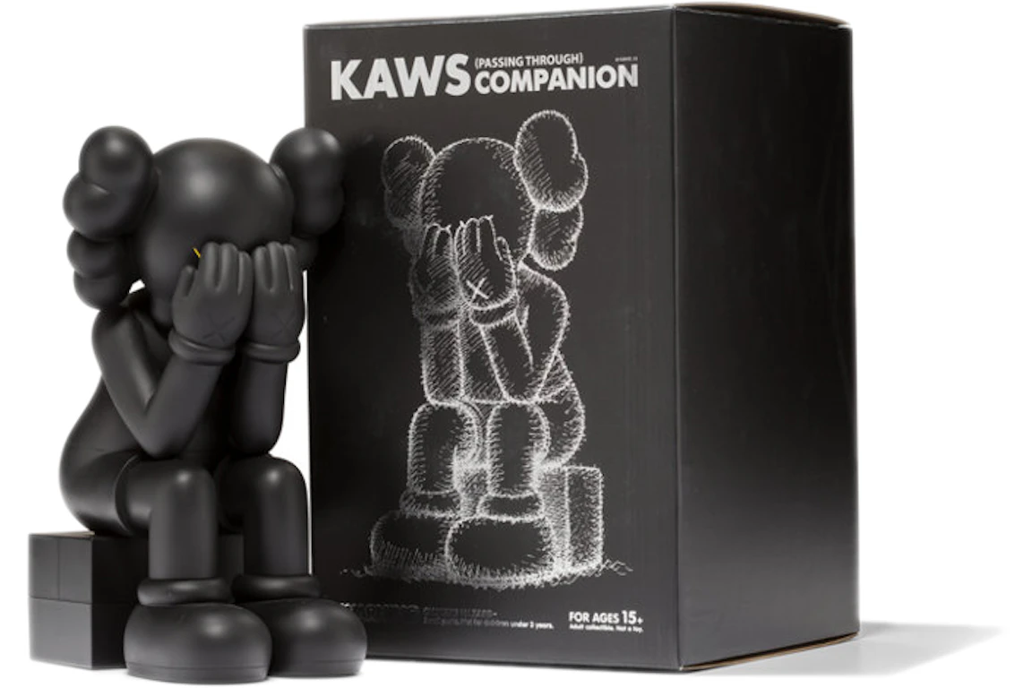 KAWS Passing Through Companion Vinyl Figure (2013) Black