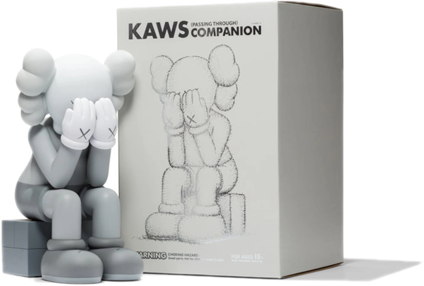 KAWS Passing Through Companion Vinyl Figure (2013) Grey - US