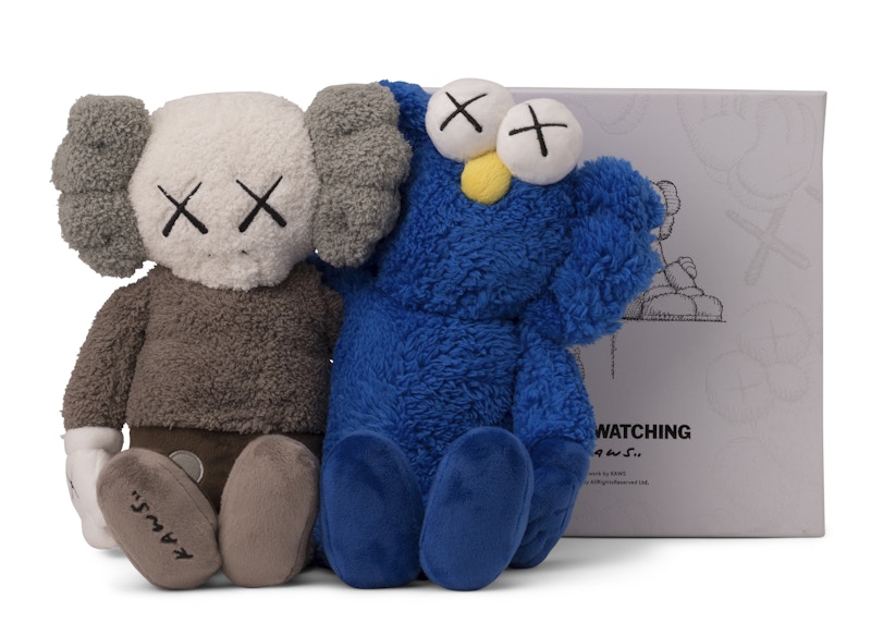 KAWS Seeing/Watching Plush Grey/Blue - US