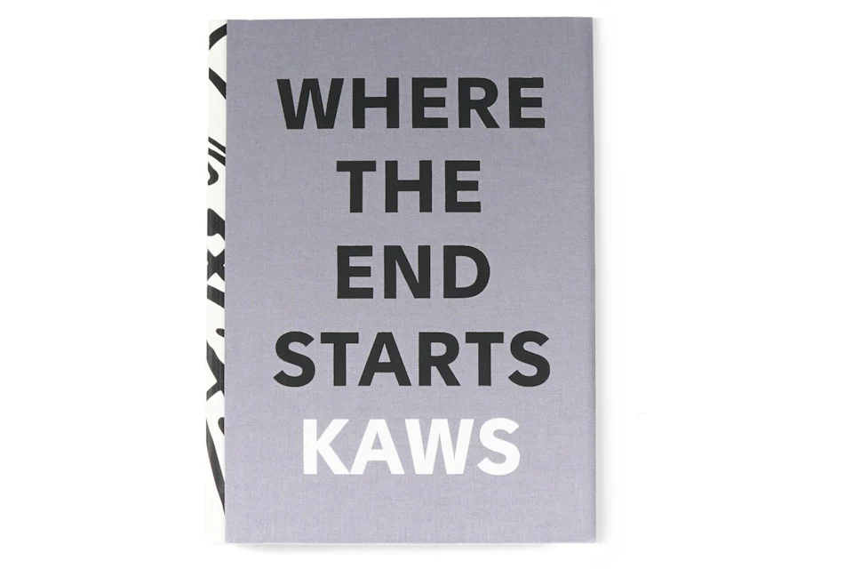 KAWS Where The End Starts Hardcover Book Grey