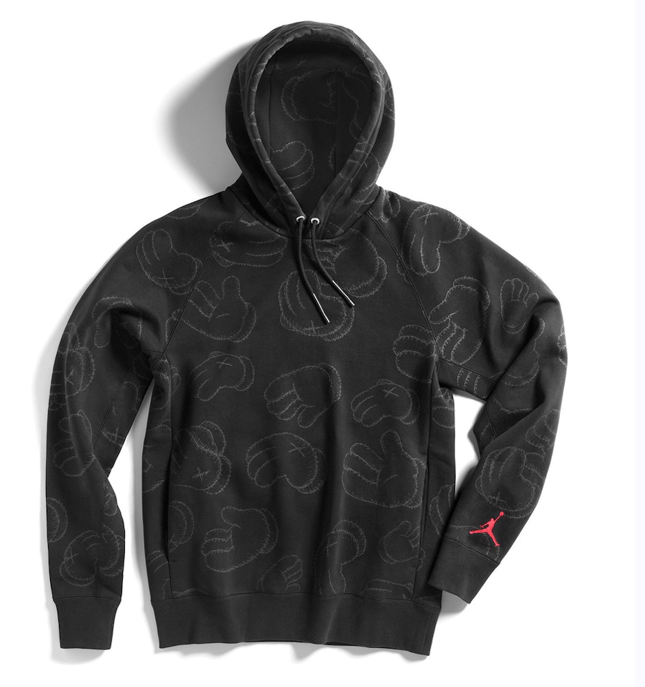 Uartig Registrering købe KAWS x Jordan Hooded Sweatshirt Black - 2017