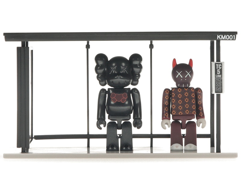 KAWS x Medicom Bus Stop Series Volume 1 Vinyl Toy Black/Red - US