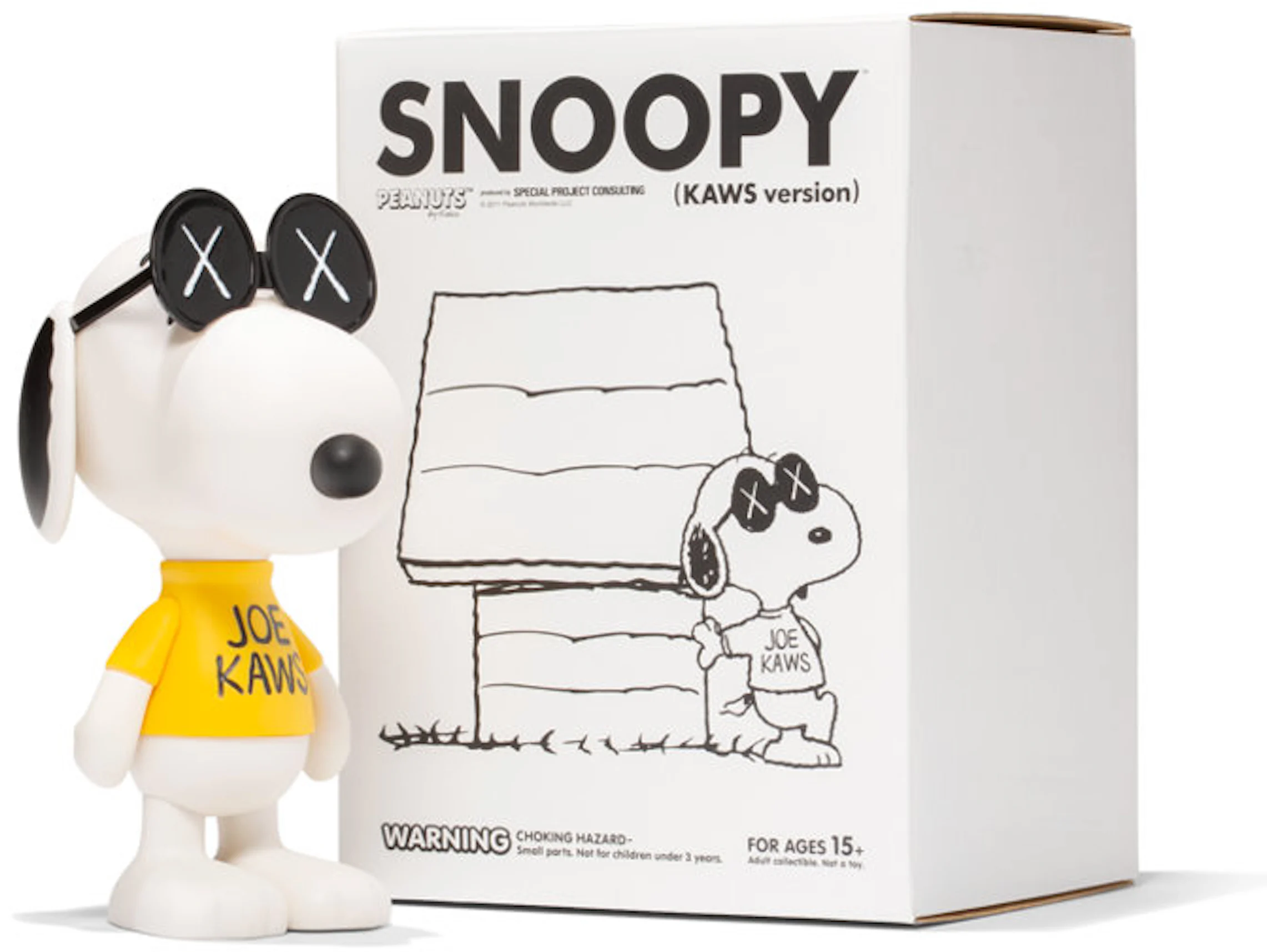KAWS x Peanuts Joe Snoopy Vinyl Figure White - US