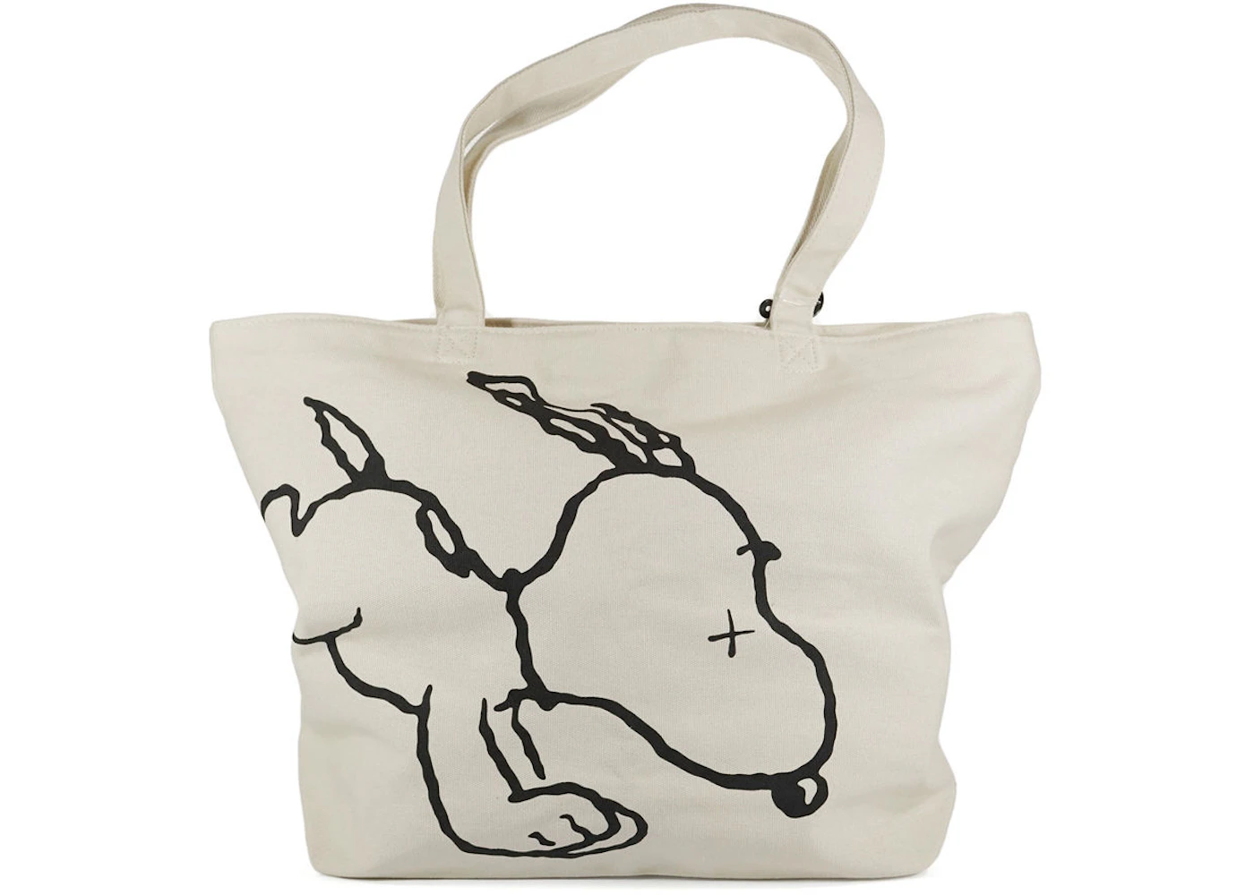 Kaws X Uniqlo X Peanuts Snoopy Tote Bag Beige Ss17 Kaws X Uniqlo X Peanuts Snoopy Tote Bag Beige Ss17