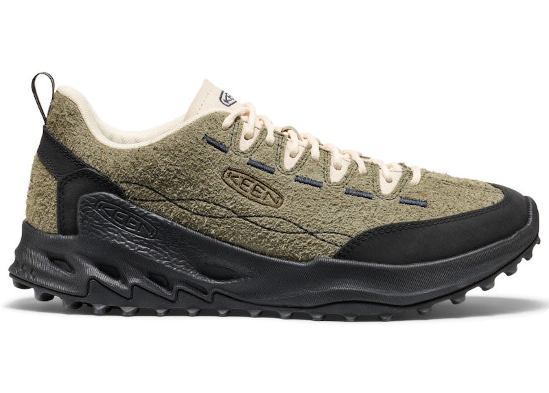 Pre-owned Keen Men's  Jasper Zionic Sneakers In Dark Olive/birch