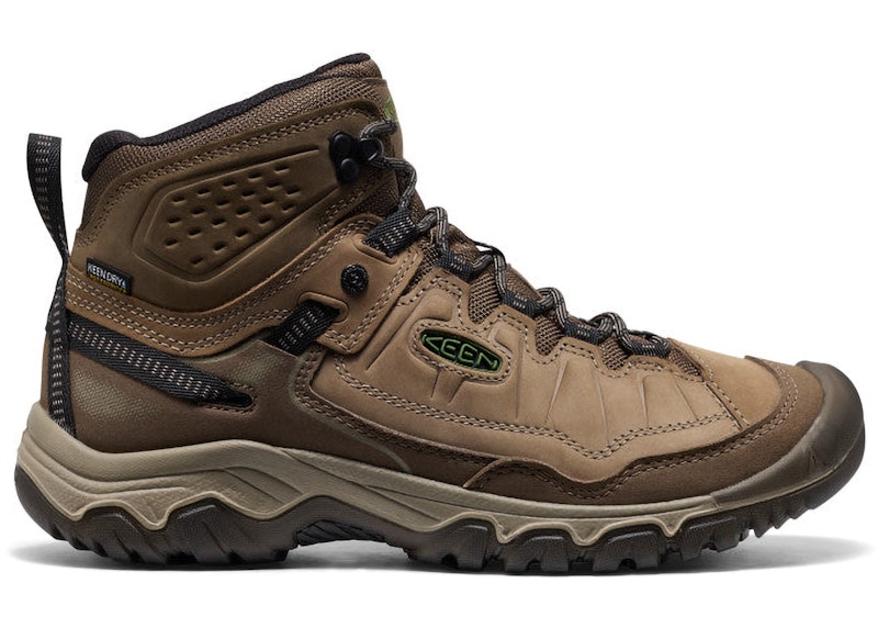 Men's Keen Targhee IV Waterproof Hiking Boot Sneakers in Brindle/Canteen