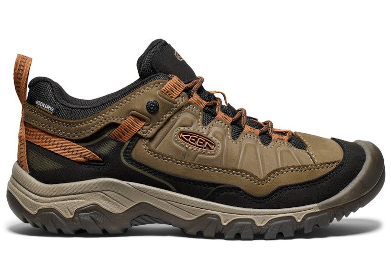 Men's Keen Targhee IV Waterproof Hiking Shoe Sneakers in Sea Turtle/Roasted Pecan