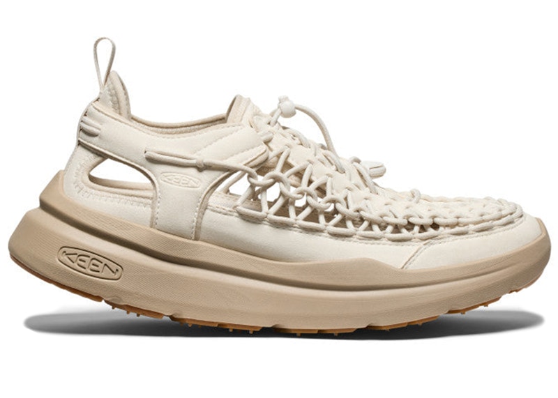 Pre-owned Keen Men's  Uneek Wk Sneakers In Birch/plaza Taupe In Brown