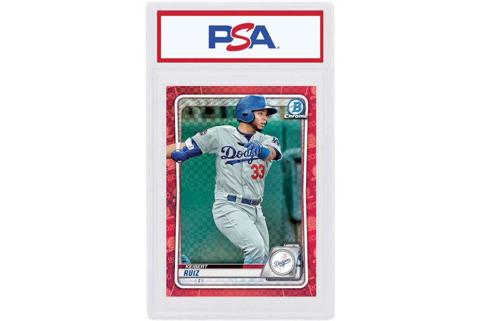 Keibert Ruiz 2020 Bowman Chrome X Red X-Fractor 1/1 #BCP-210