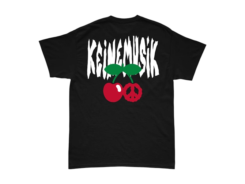 Pre-owned Keinemusik Men's  X Pacha Peace Cherry 2025 Tee Shirt In Black