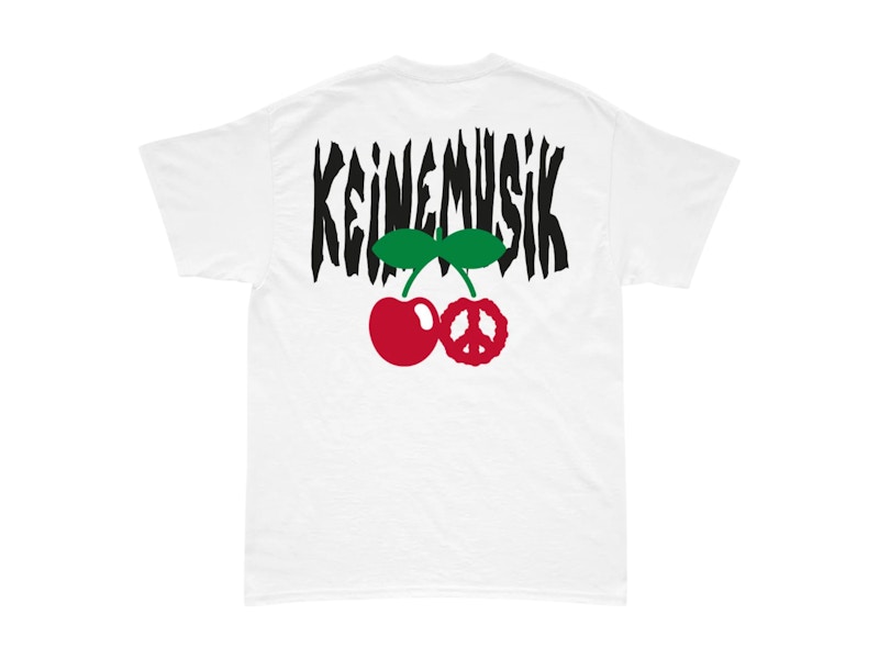 Pre-owned Keinemusik Men's  X Pacha Peace Cherry 2025 Tee Shirt In White