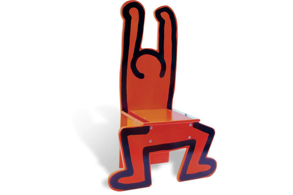 Keith Haring x Vilac Standing Man Chair Red