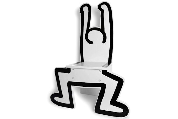 Keith Haring x Vilac Standing Man Chair White