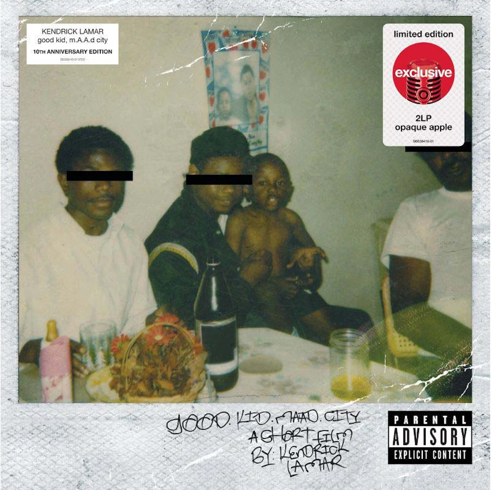 Kendrick Lamar Good Kid, M.A.A.d city 10th Anniversary Target Exclusive ...