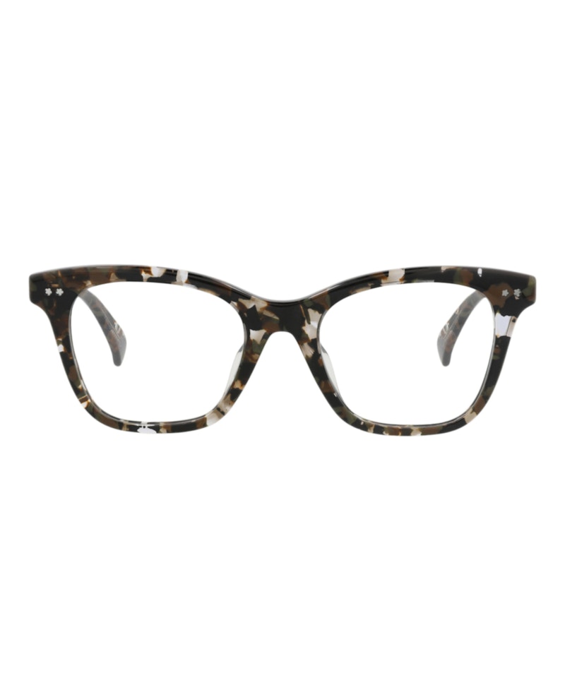 Kenzo Cat EyeFrame Acetate Optical Frames in Havana Havana Transparent (Kz50177I/51/056)