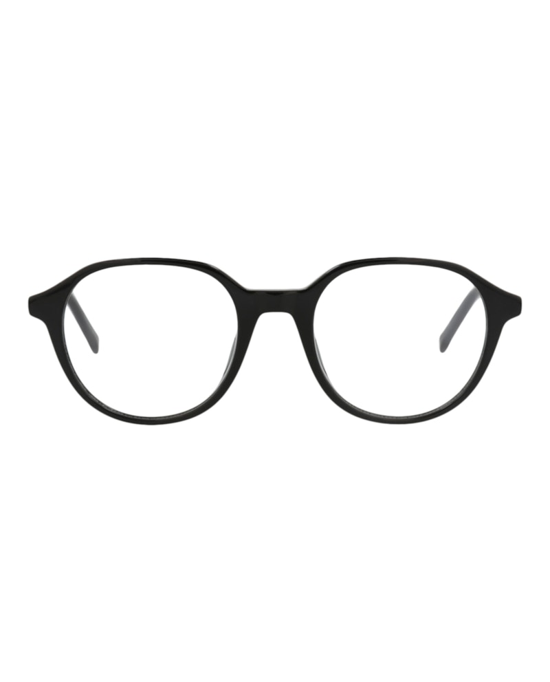 Kenzo RoundFrame Acetate Optical Frames Black Black Transparent (KZ 166I in Black Black Transparent (Kz50166I/001)