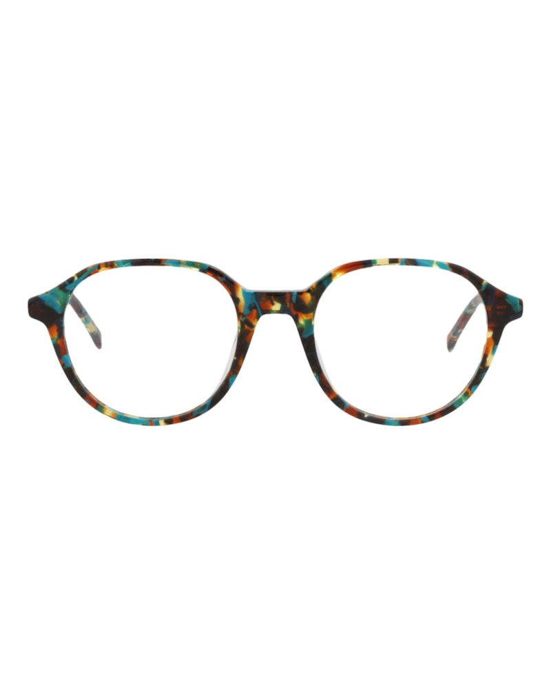 Kenzo RoundFrame Acetate Optical Frames Havana Havana Transparent (KZ 166I in Havana Havana Transparent (Kz50166I/055)