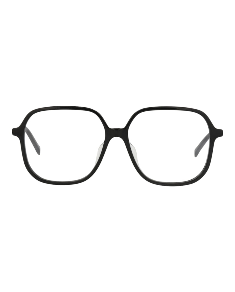 Women's Kenzo SquareFrame Acetate Optical Frames in Black Black Transparent (Kz50139U/56/001)