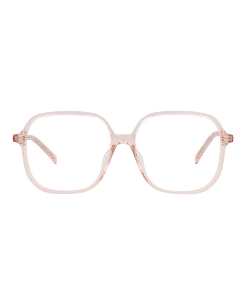 Women's Kenzo SquareFrame Acetate Optical Frames in Pink Pink Transparent (Kz50139U/56/072)