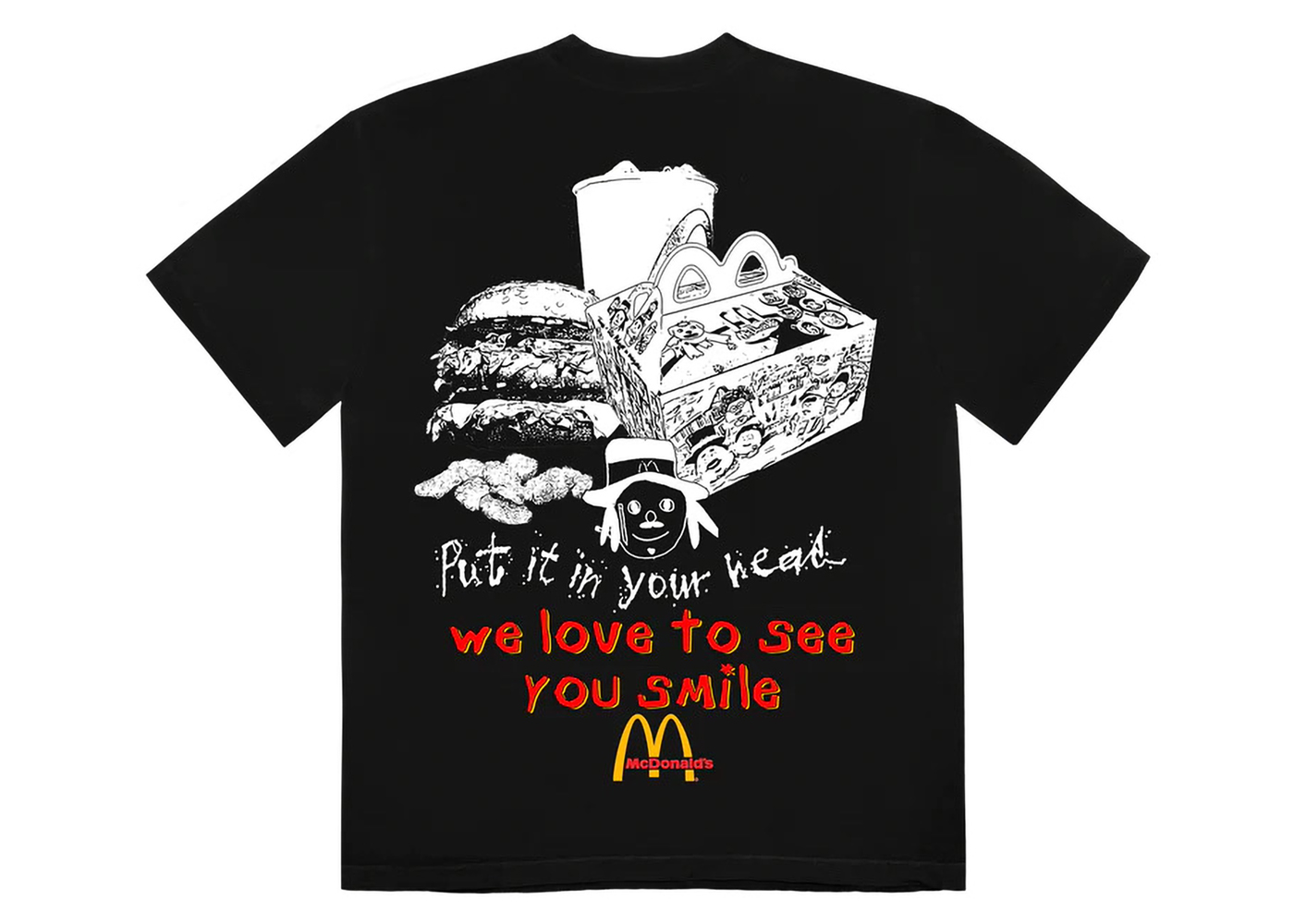 Kerwin Frost x McDonald's Drive Thruuuuuu! Tee Black - FW23 - JP