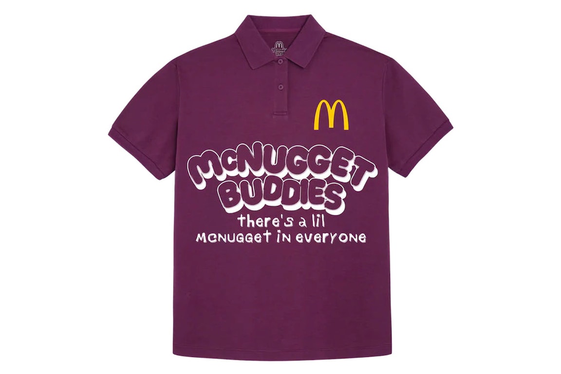 Pre-owned Kerwin Frost X Mcdonald's Mcnugget Buddies Polo Shirt Purple