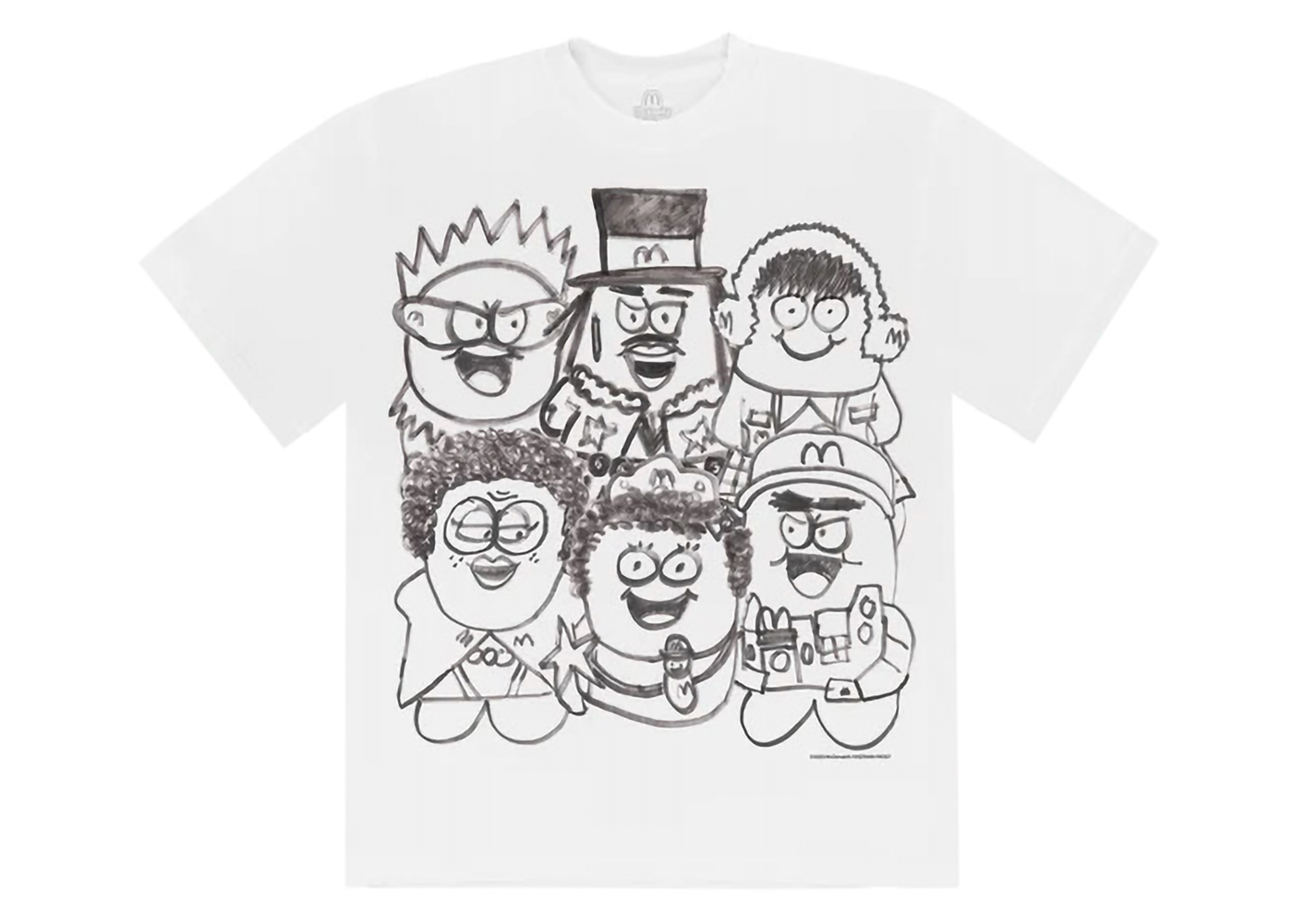 Kerwin Frost x McDonald's Mcnugget Buddies Sketch Tee White