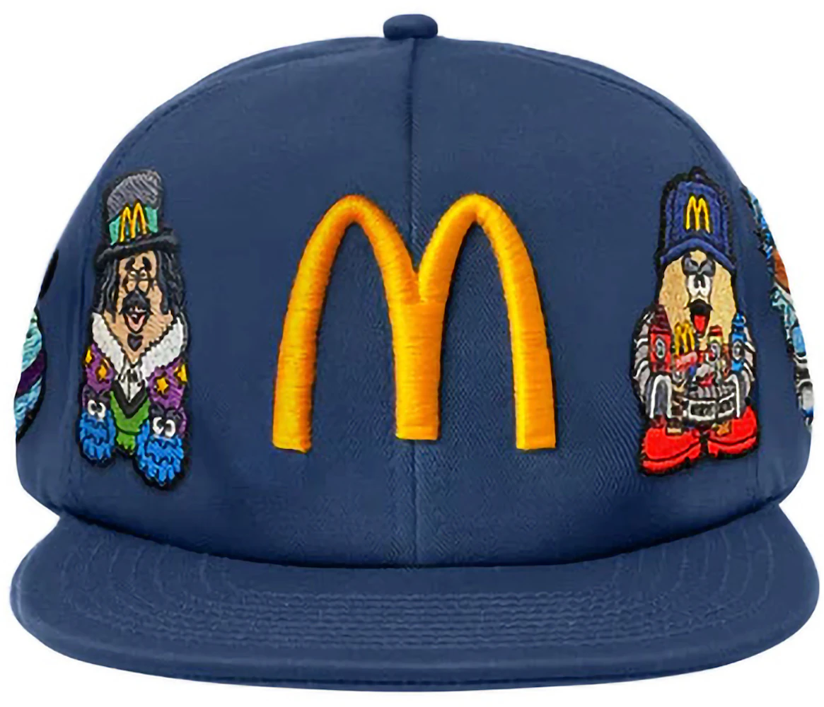 Kerwin Frost x McDonald\'s Uptown Moe Logo Fitted Cap Navy - FW23 - US