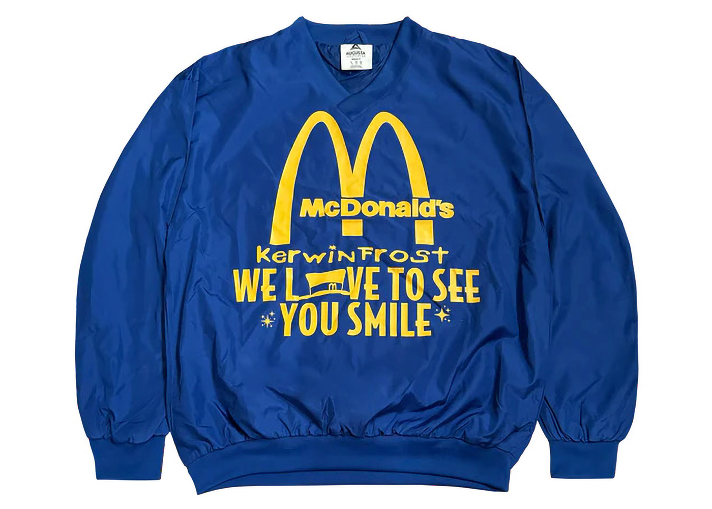 Kerwin Frost x McDonald's We Love To See You Smile Windbreaker Blue