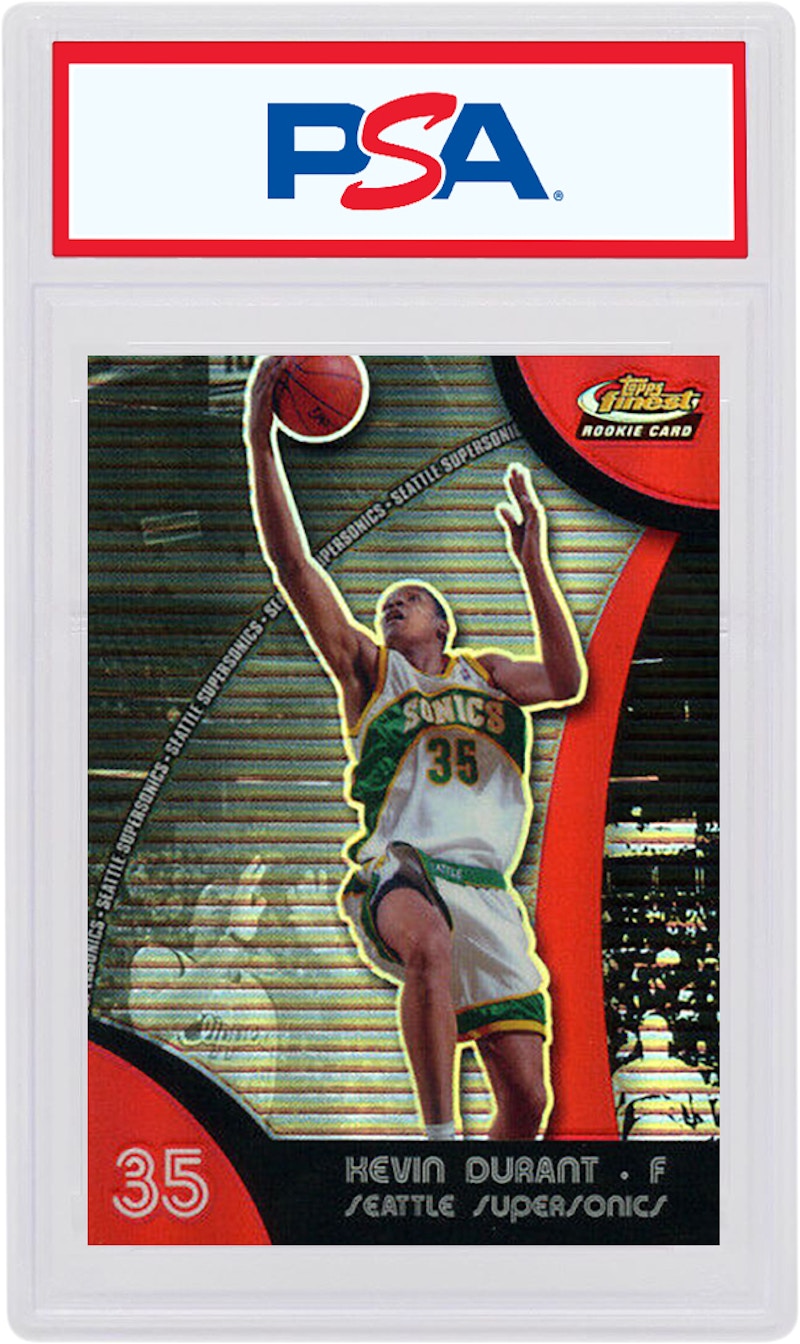 Kevin Durant 2007 Topps Finest Rookie Refractor #71 (PSA or BGS Graded)