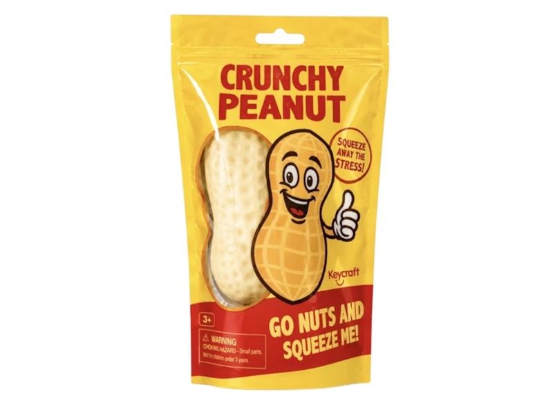 Keycraft Crunchy Peanut Squishy Fidget Toy