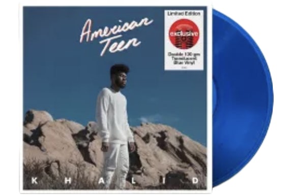 Khalid American Teen Target Exclusive 2XLP Vinyl Transluzent Blau