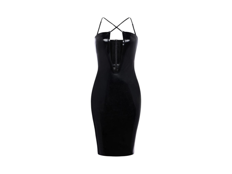 khy x Poster Girl Latex Cutout Dress Black - SS24 - US